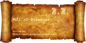 Mözl Minerva névjegykártya